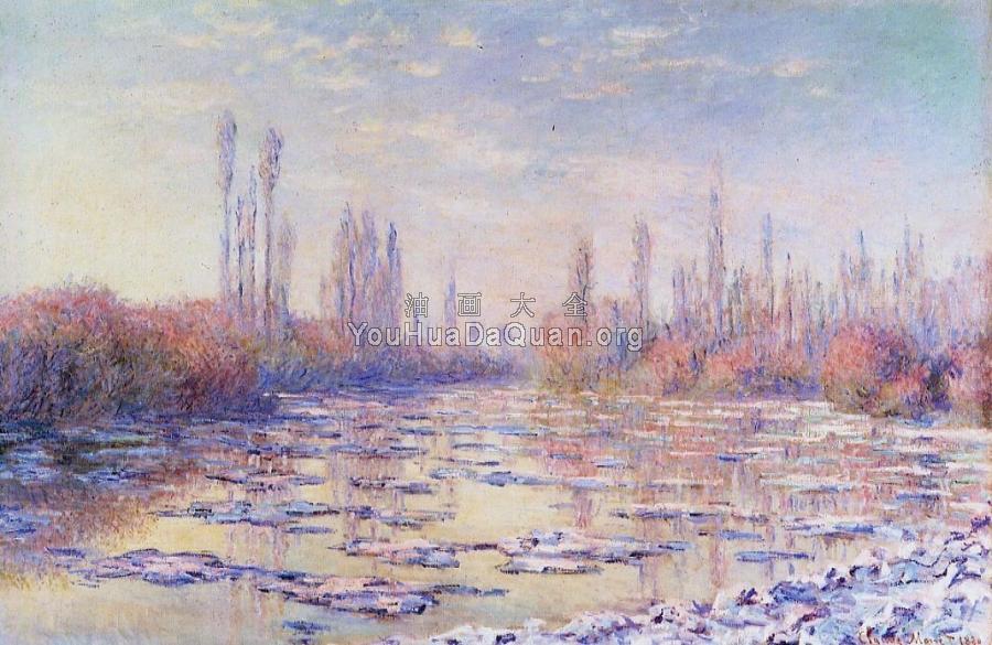 Floating Ice - 克劳德·莫奈